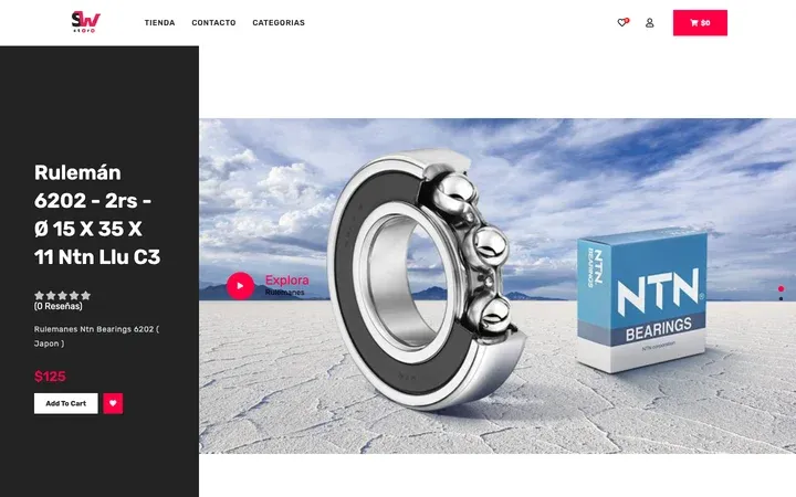 Screenshot of Silverwolf Store